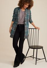 24/7 Victoria Long Sleeve Tee, BROWN ARROW, small