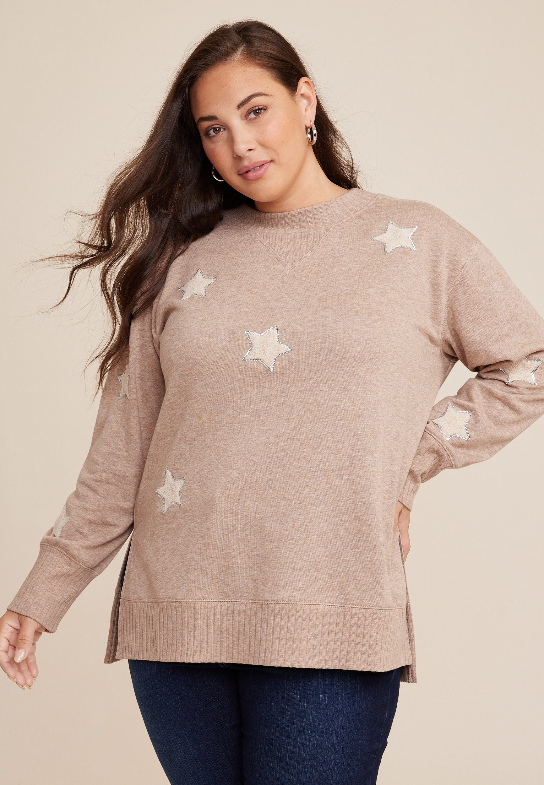 Plus Size Willowsoft Sweatshirt, C1923, large