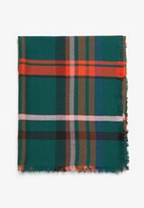 Plaid Blanket Scarf, C1774, small