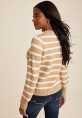 Stripe Sweater, NEUTRAL COMBO, small