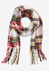 Plaid Blanket Scarf, MULTI, small