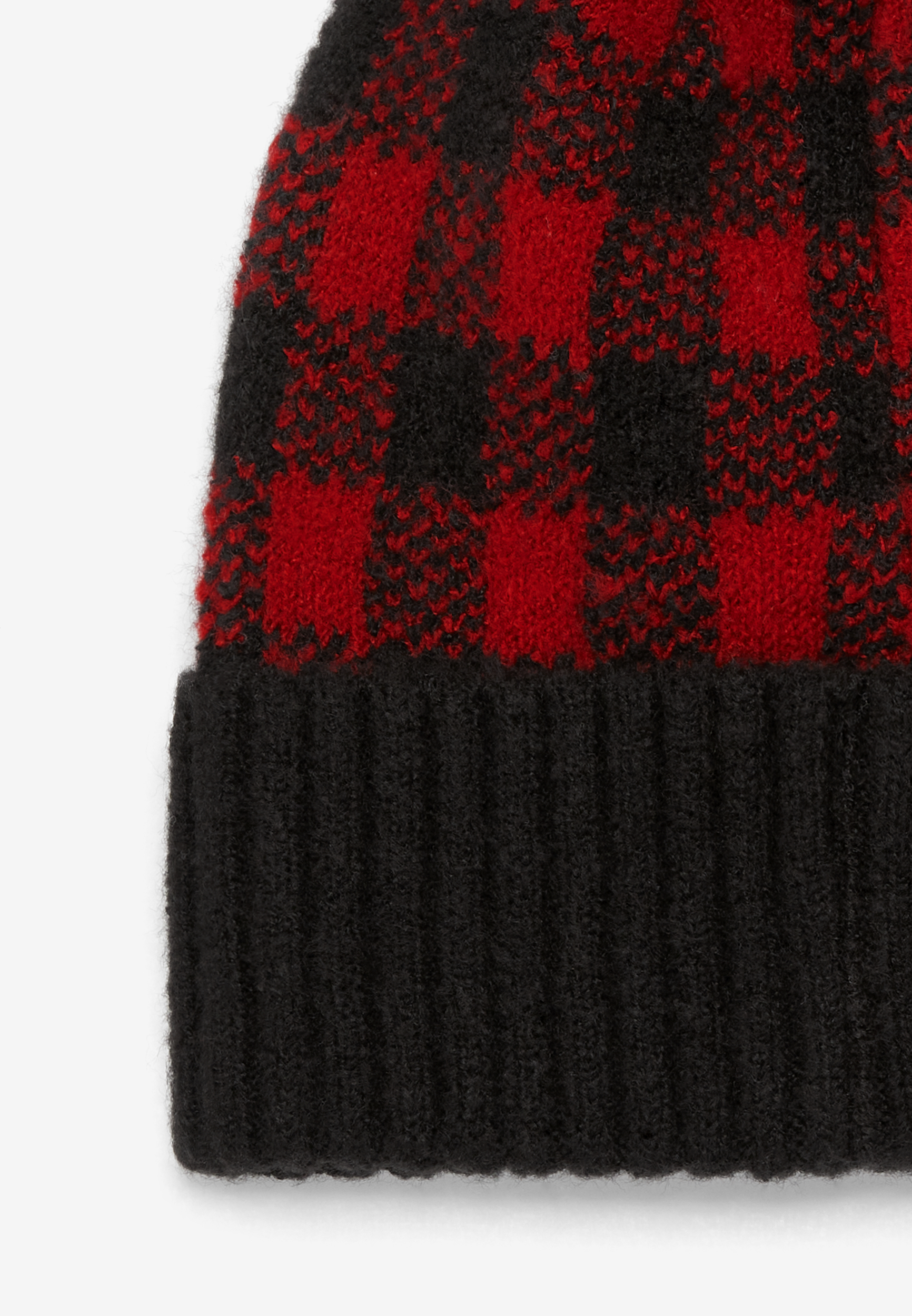 Buffalo Plaid Pom Beanie, C2842, large