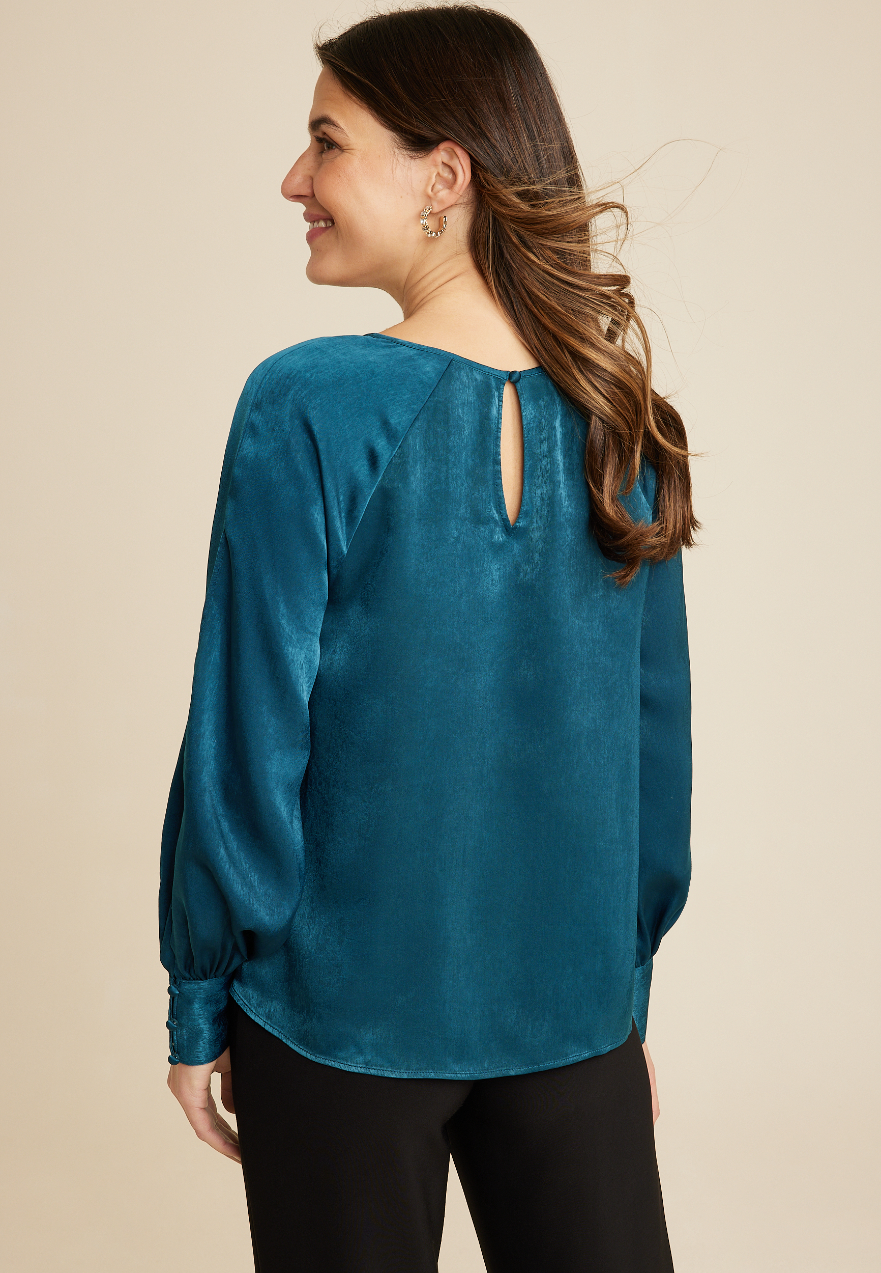 Fallon Satin Blouse, C9266, large