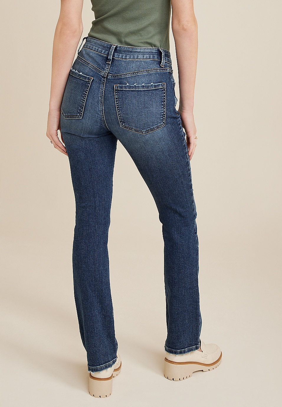 m jeans by maurices™ Everflex™ High Rise Curvy Slim Boot Jean