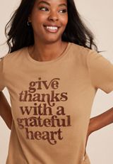 Give Thanks With A Grateful Heart Graphic Tee, C9193, small