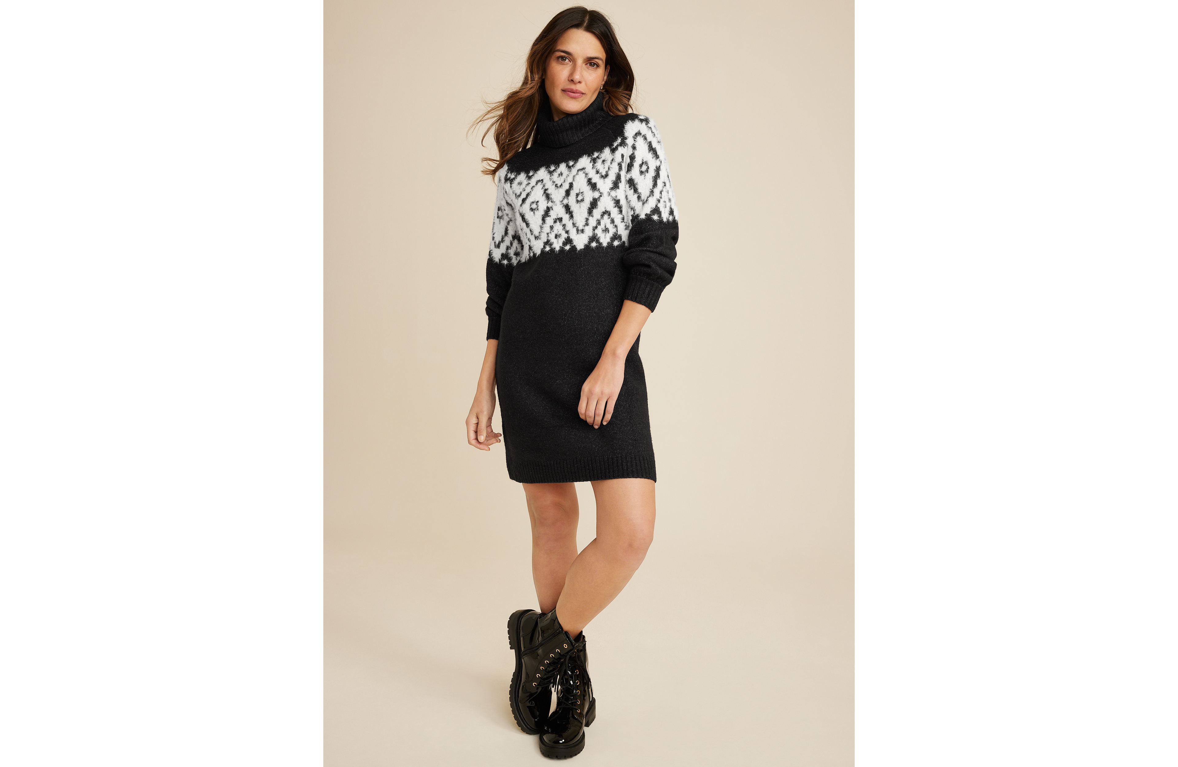 Fair Isle Sweater Dress