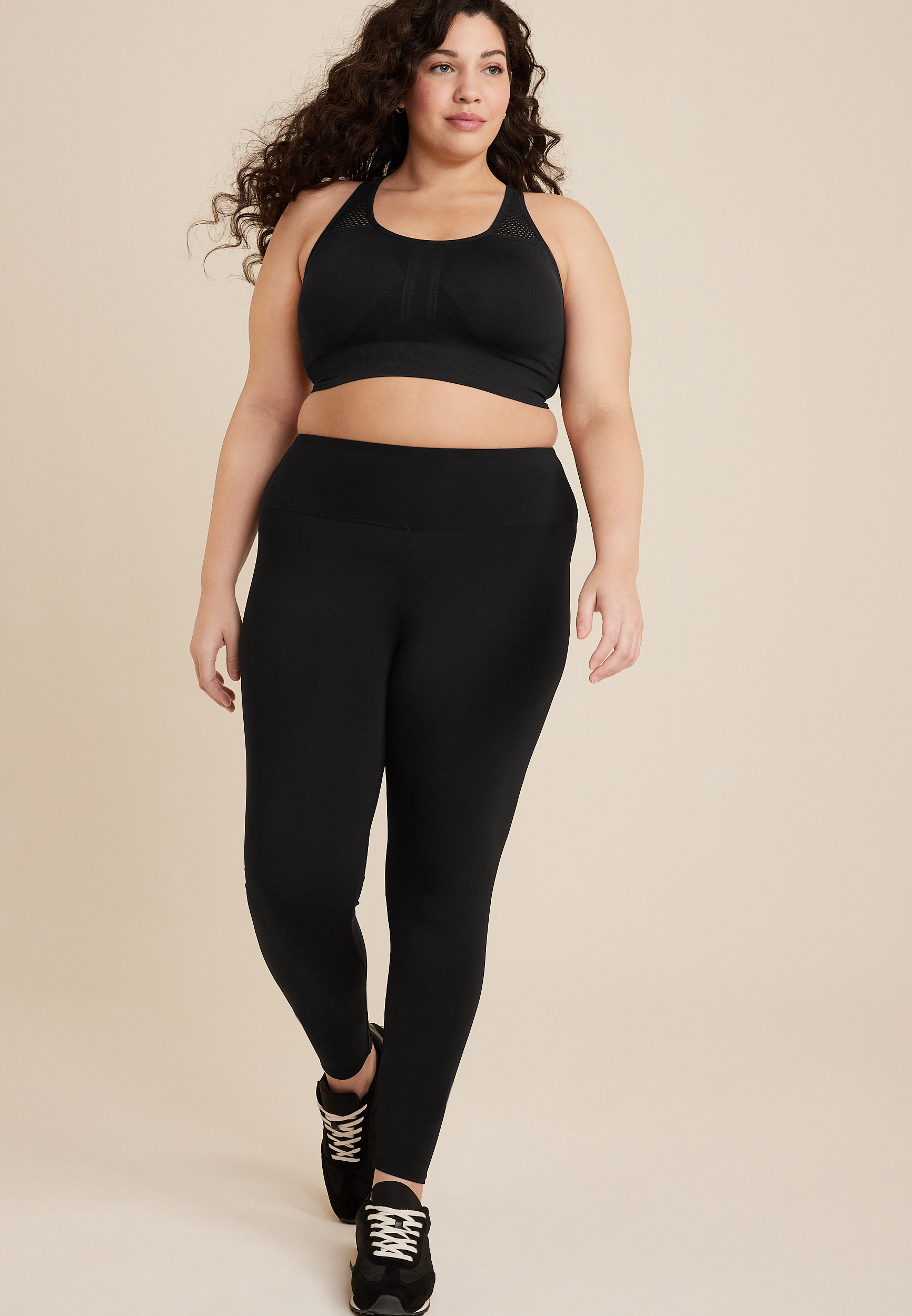 Plus Size Super High Rise Zipper Pocket Luxe Legging