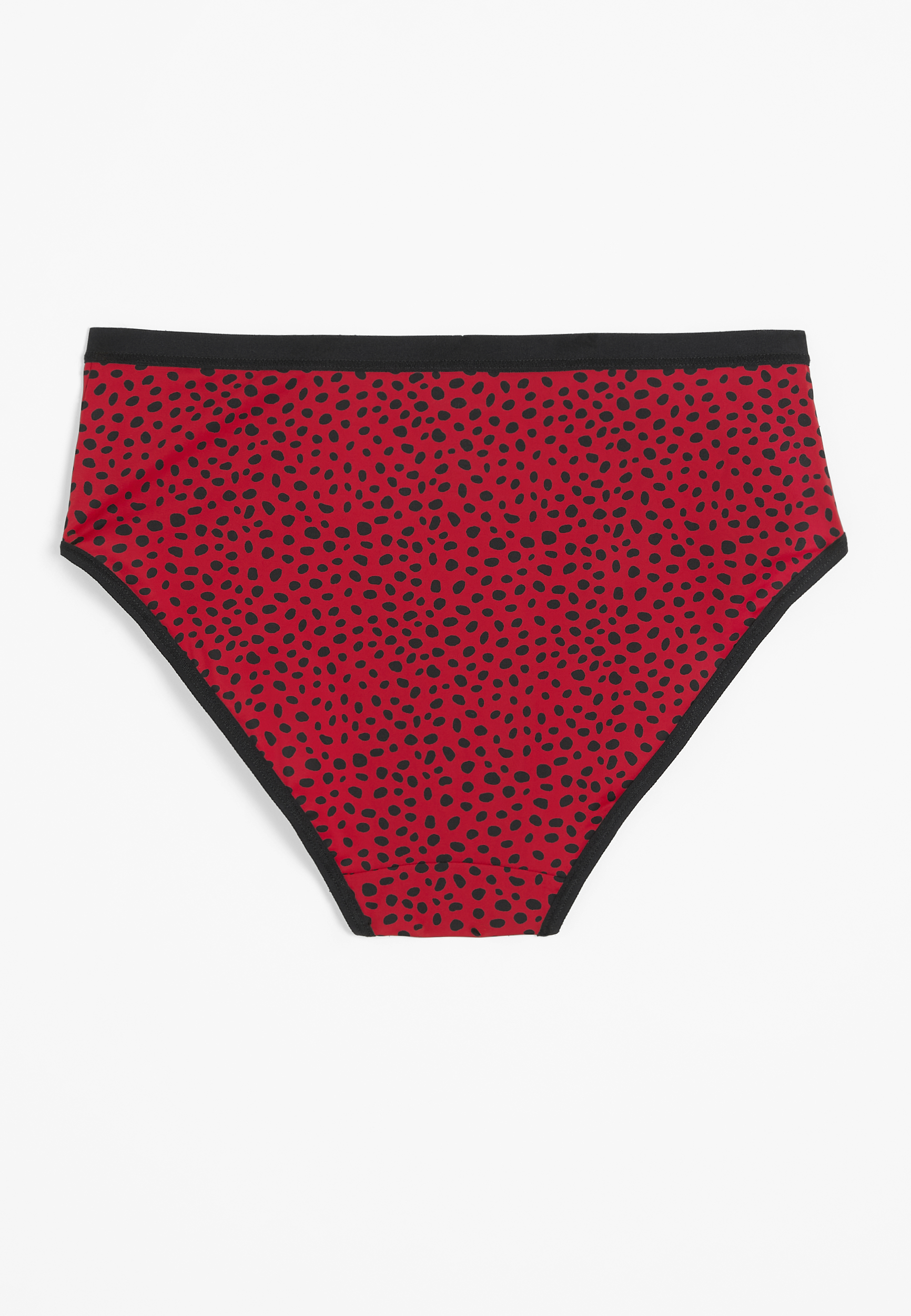 True Stretch Jersey Polka Dot Hipster Panty, C2842, large
