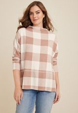 Sylvan Plaid Tunic Top, C4356, small