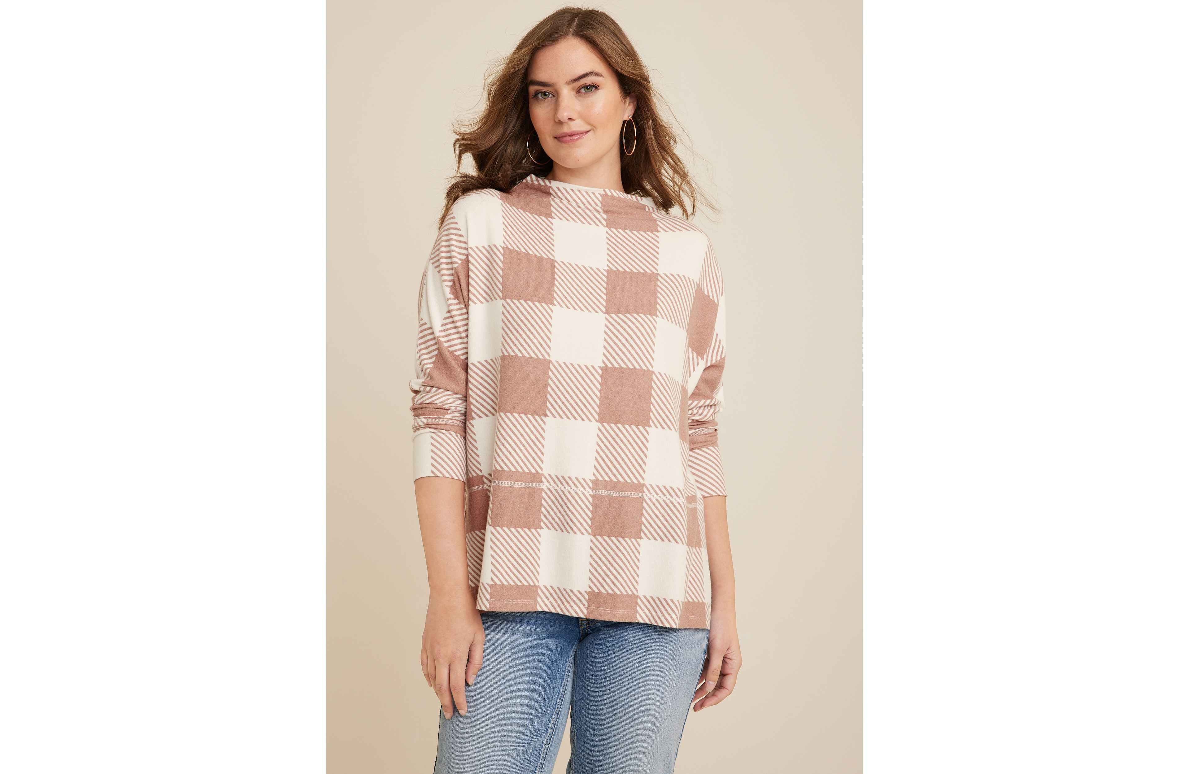 Sylvan Plaid Tunic Top
