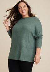 Plus Size Sylvan Tunic Top, C9516, small