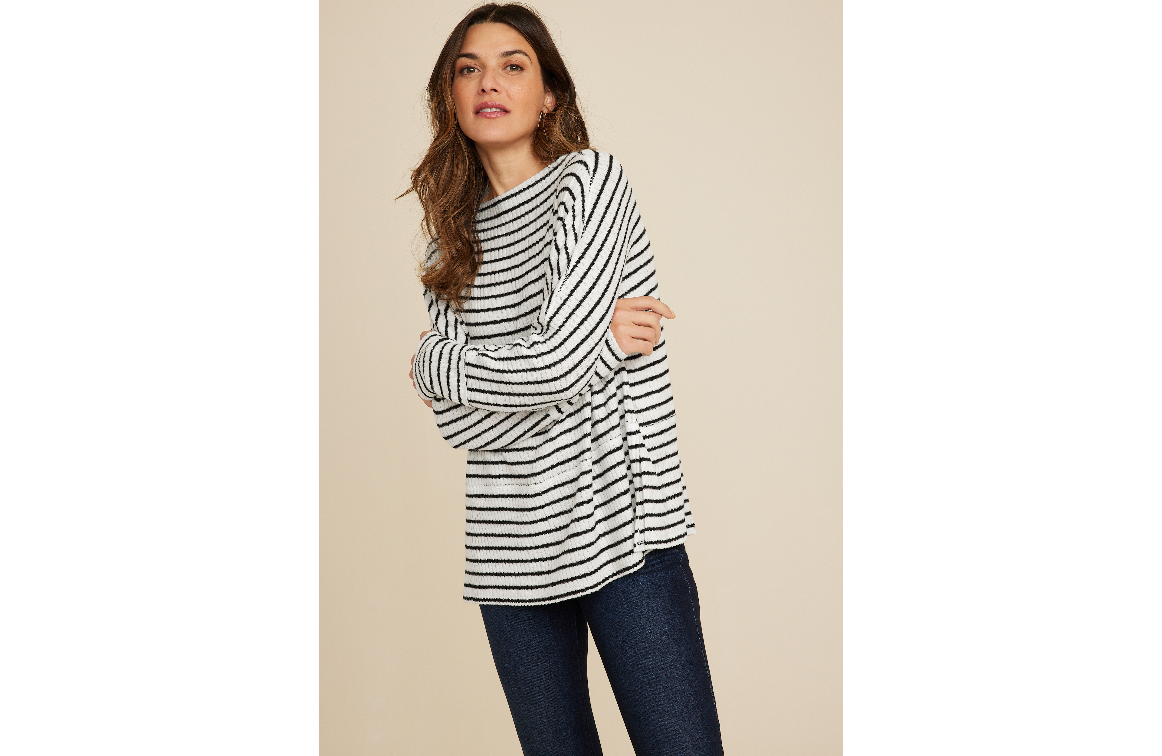 Sylvan Striped Tunic Top