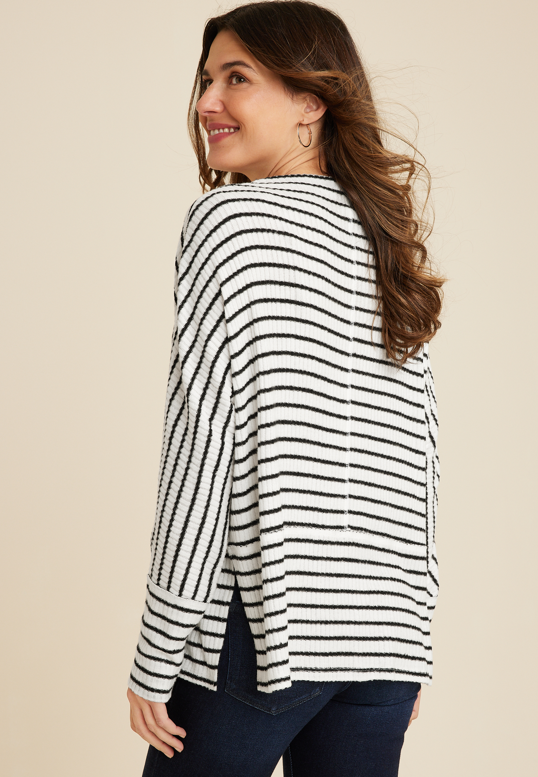 Sylvan Striped Tunic Top, C1756, large