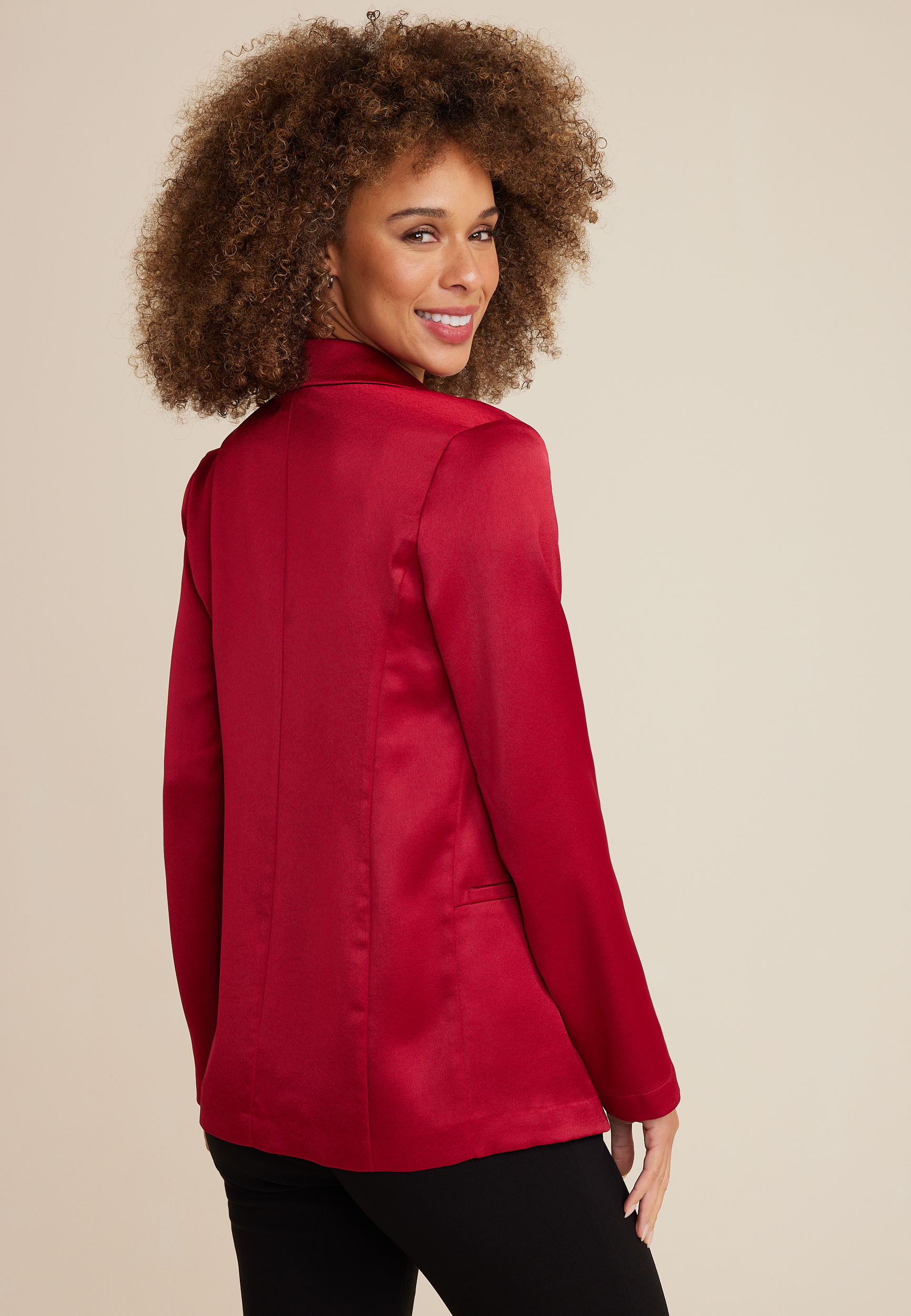 Versa Satin Blazer, C4744, large