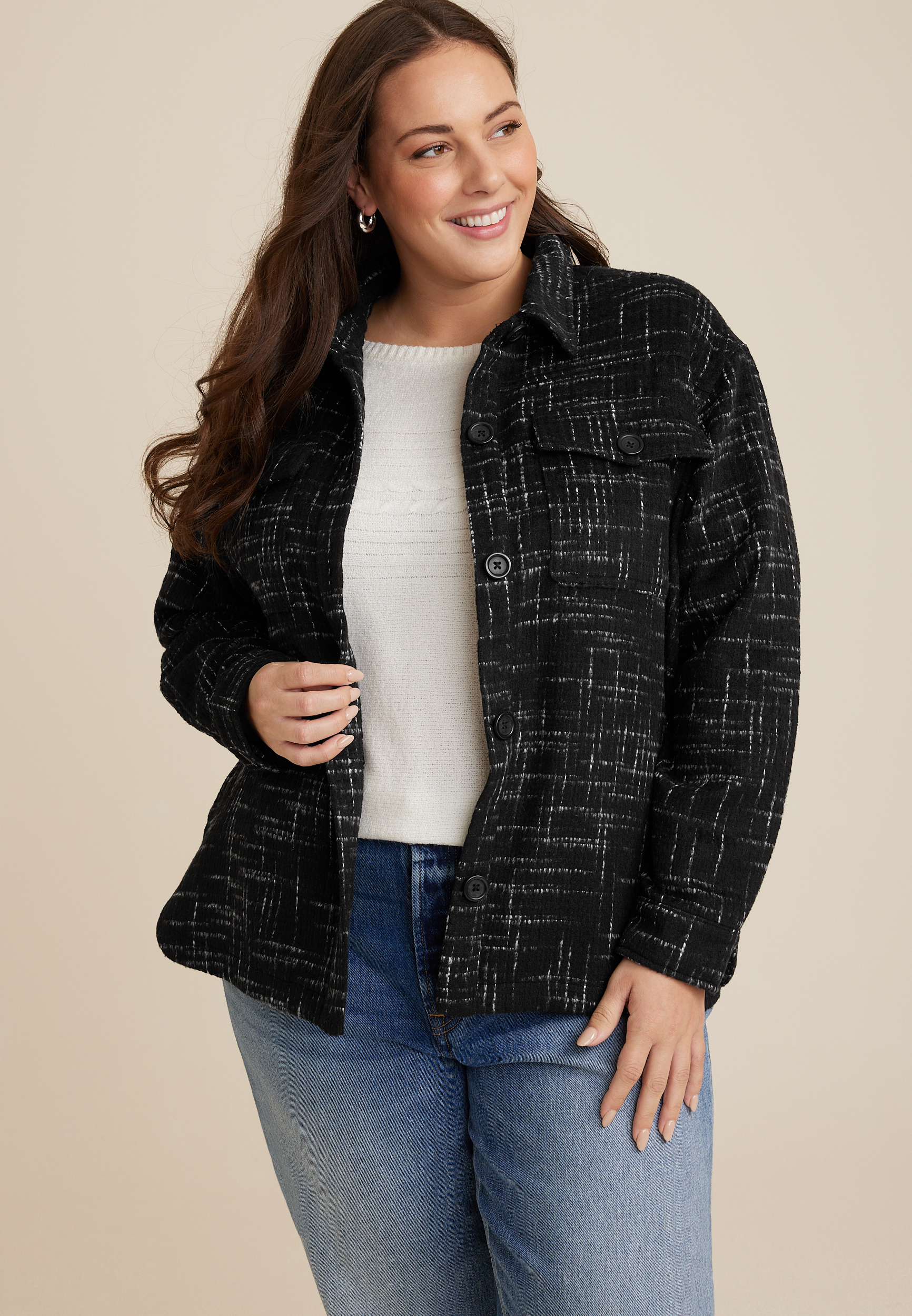 Maurices plus size clearance jackets