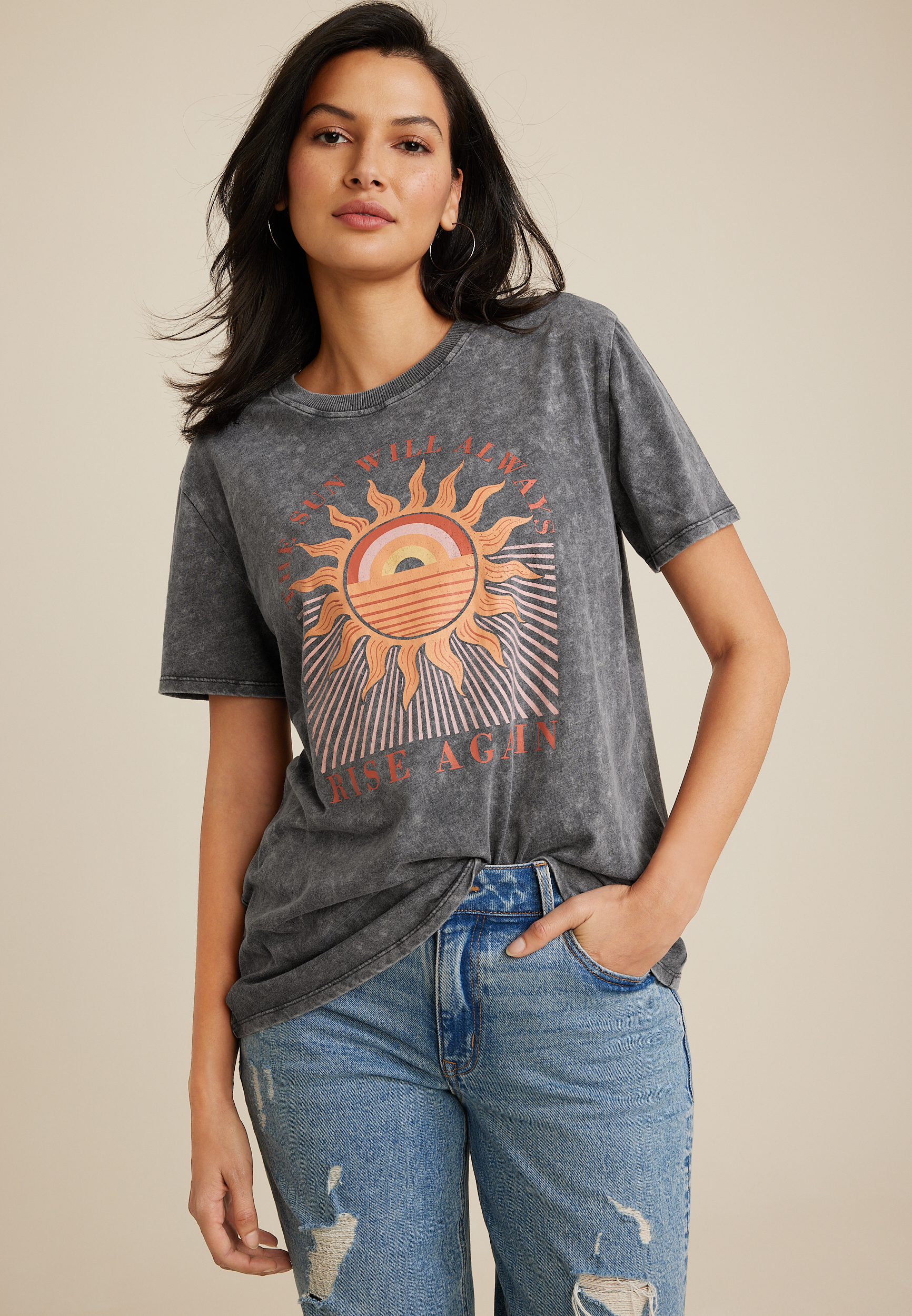 The Sun Will Always Rise Again Graphic Tee, C106, large