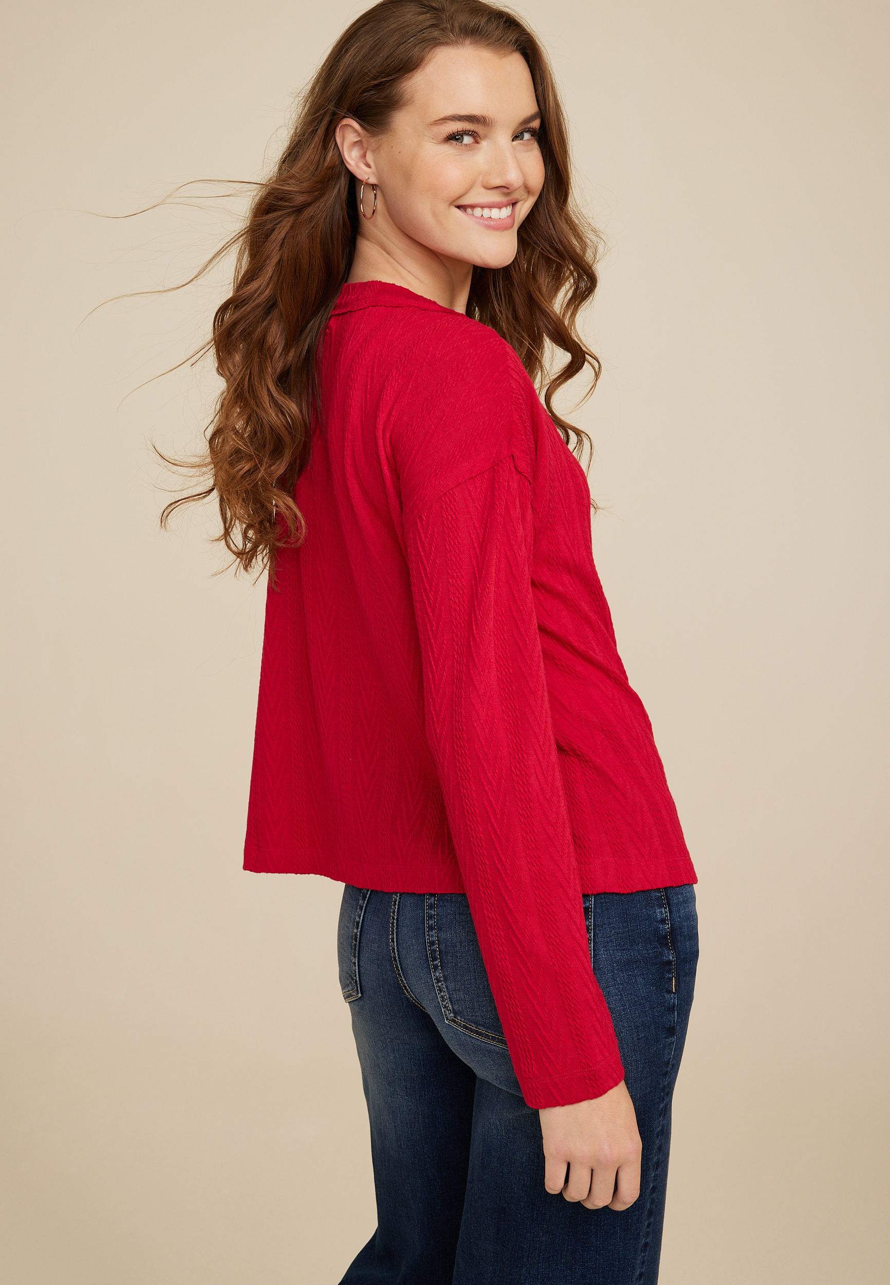 Textured Cardigan, C4744, large