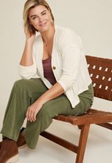 Plus Size Textured Cardigan, C2789, small