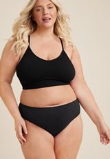 True Stretch Seamless Sparkle Bikini Panty, C1756, small