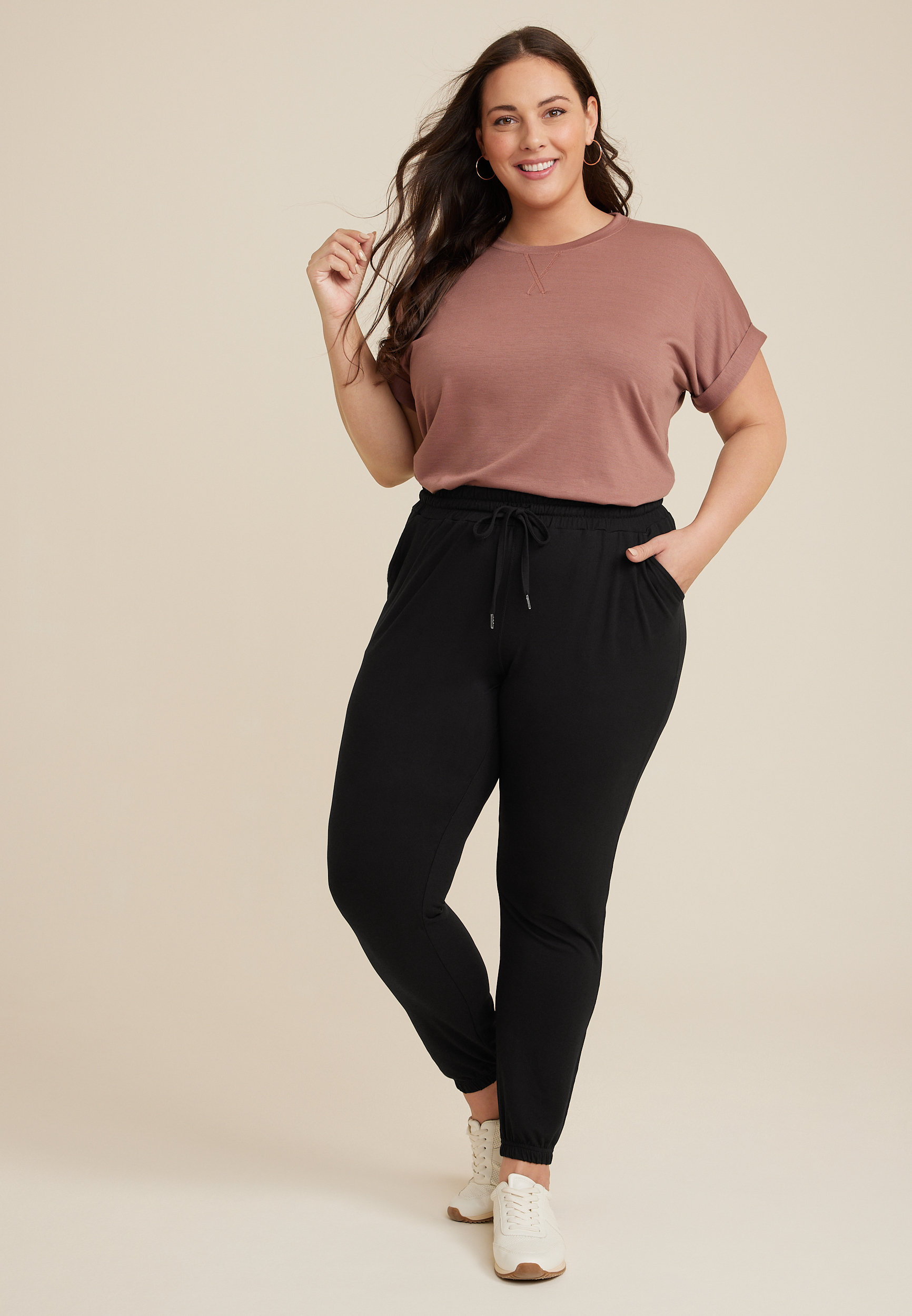 Plus size hotsell skinny joggers