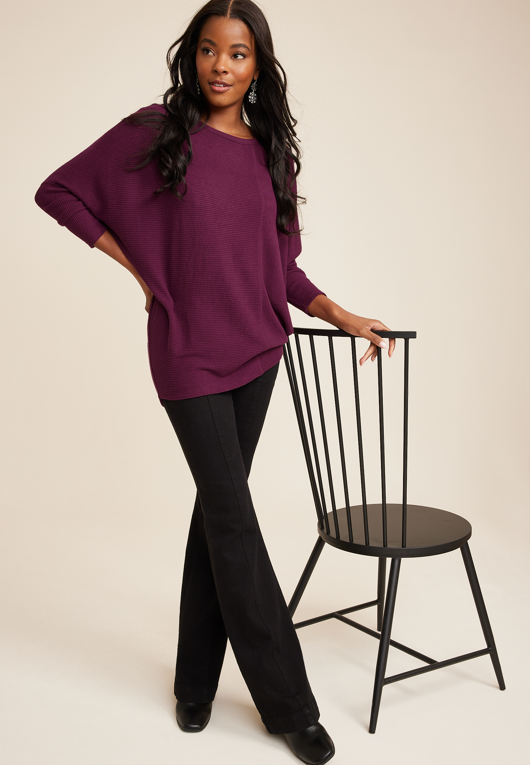 24/7 Dakota Dolman Top, C395, large