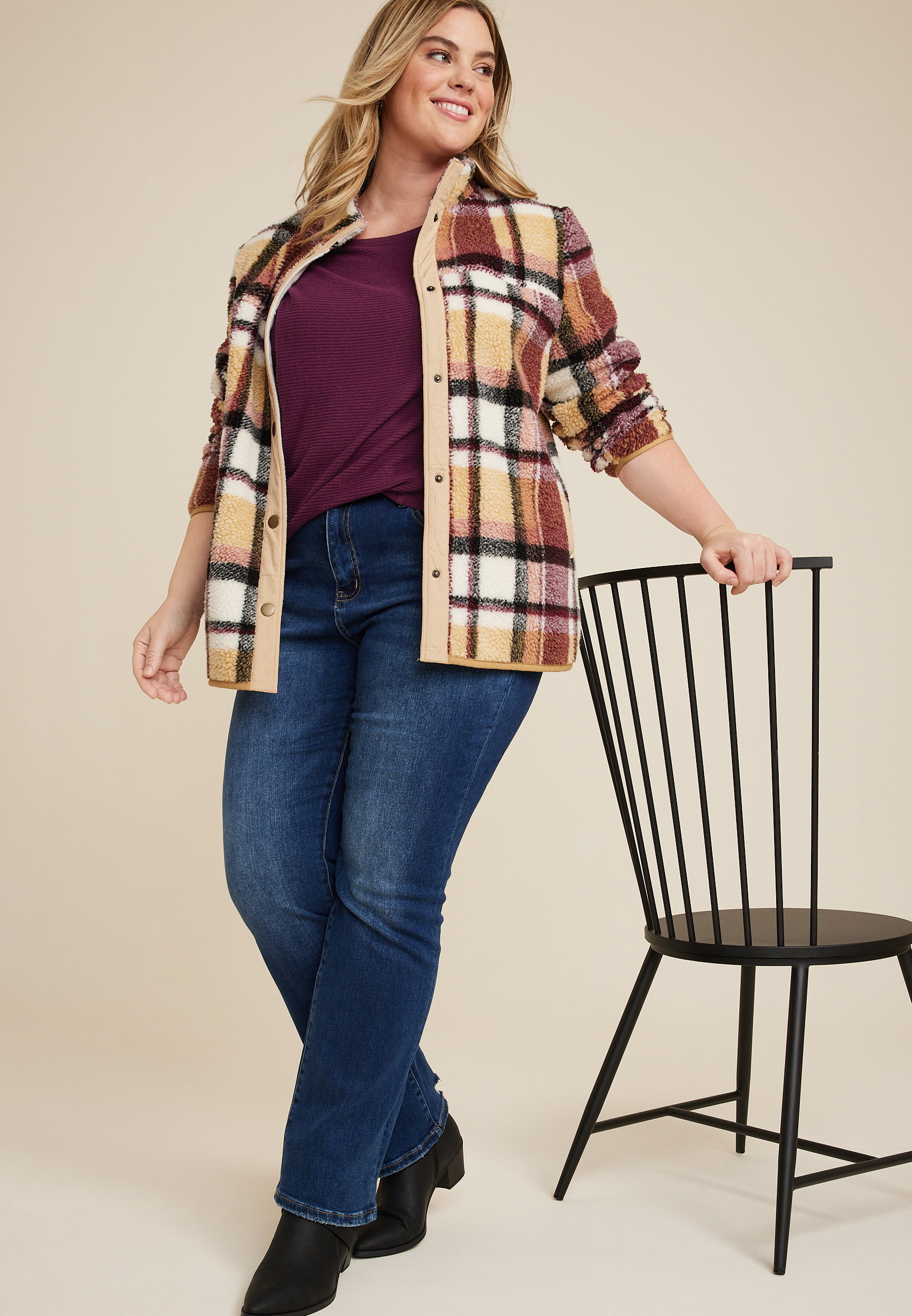 Plus Size 24/7 Dakota Dolman Top, C395, large