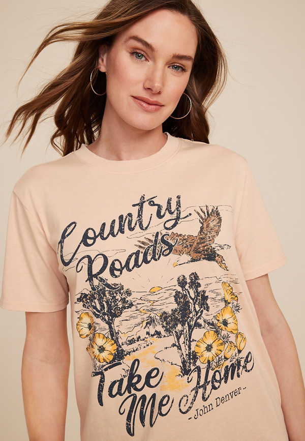 Country Roads Graphic Tee | maurices