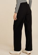 Bungee Waist High Rise Wide Leg Pant, C106, small