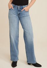 m jeans by maurices&trade; Classic Mid Rise Wide Leg Jean, C2806, small
