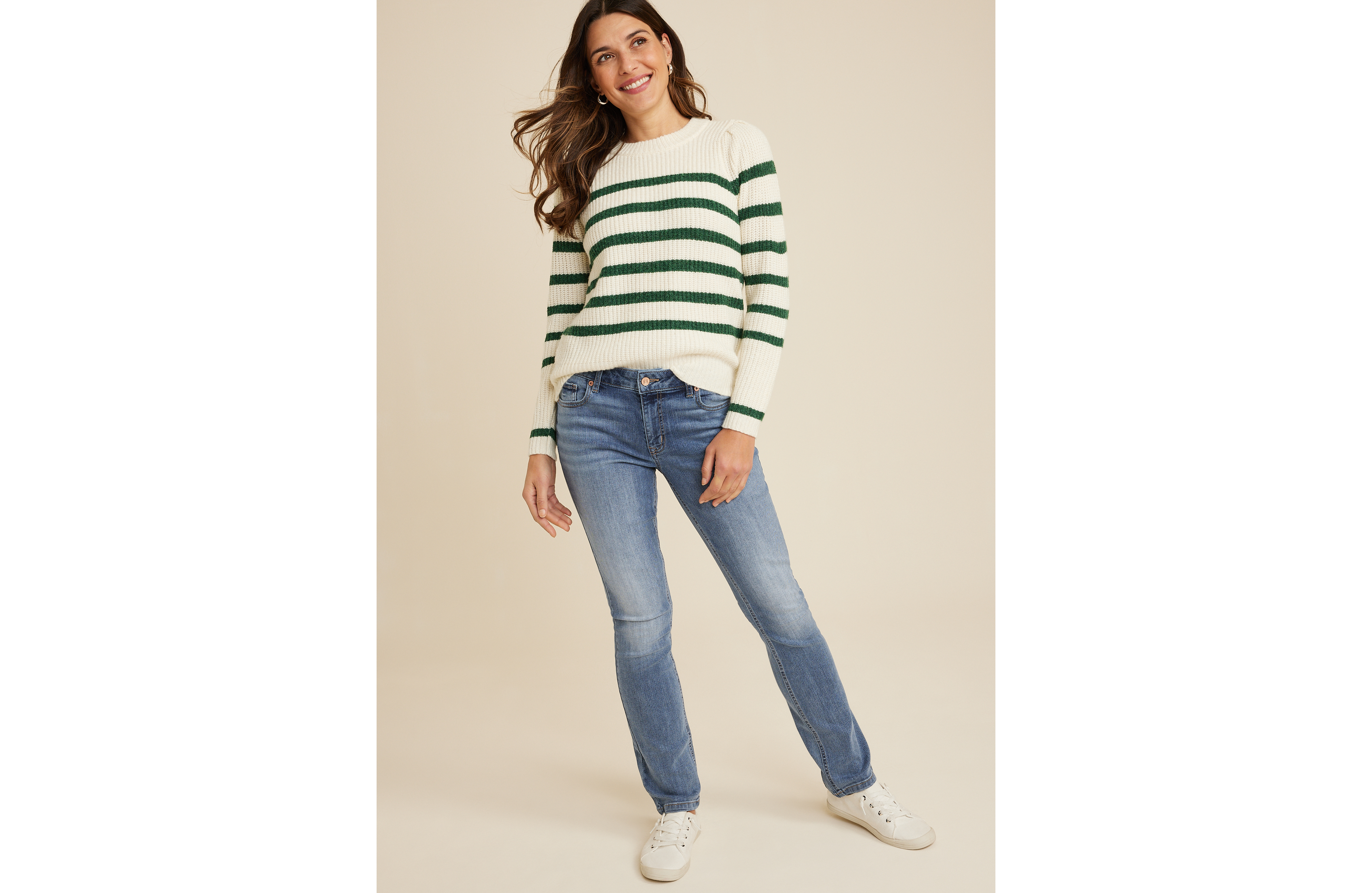 m jeans by maurices™ Classic Mid Rise Slim Straight Jean