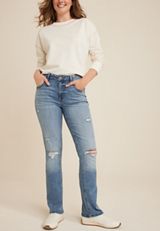 m jeans by maurices&trade; Classic Ripped High Rise Slim Boot Jean, C3337, small