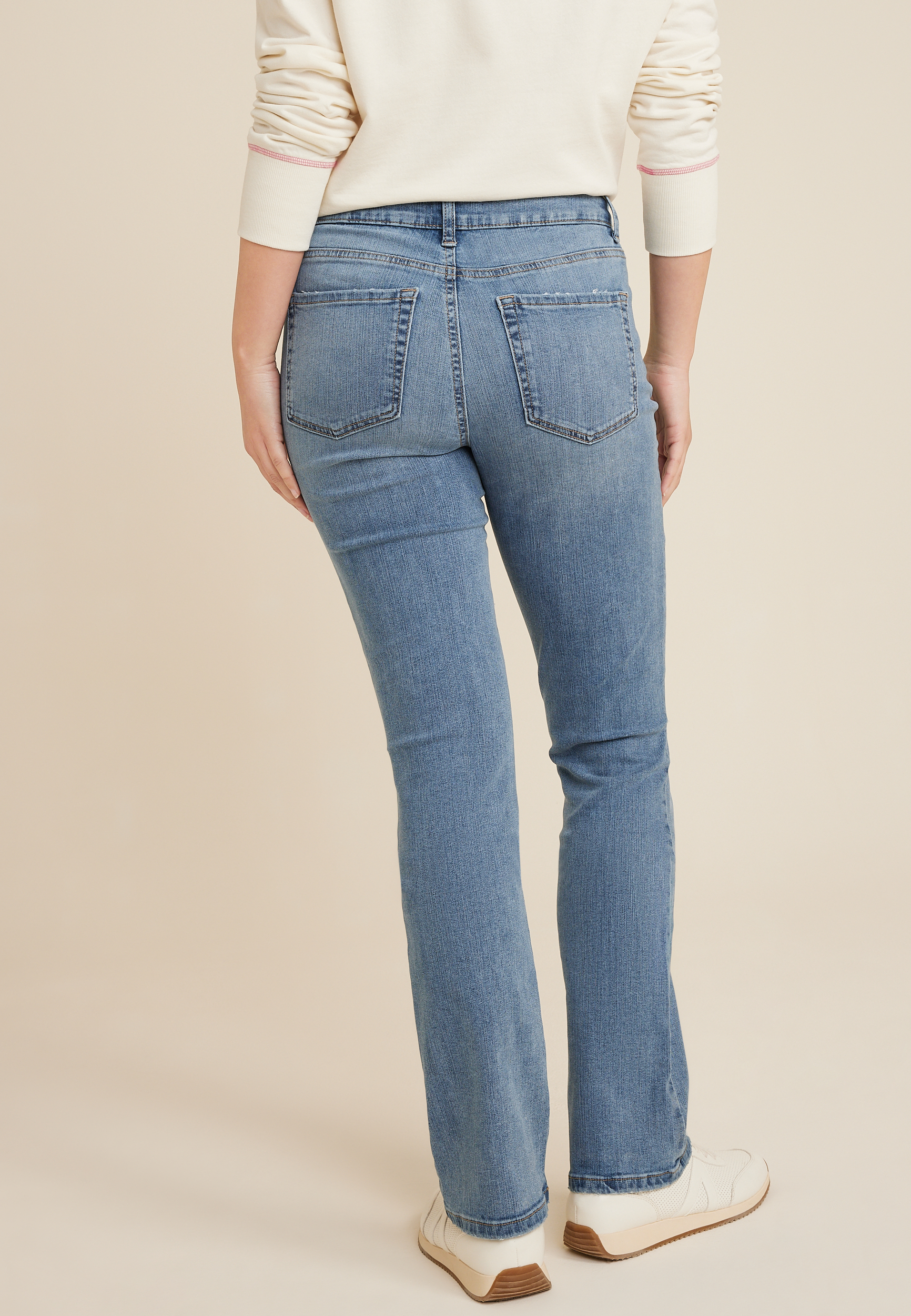 m jeans by maurices&trade; Classic Ripped High Rise Slim Boot Jean, C3337, large