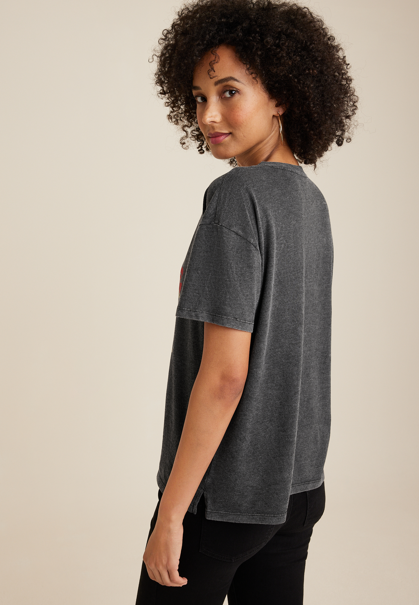 Jingle Bell Rock Graphic Tee, BLACK, large