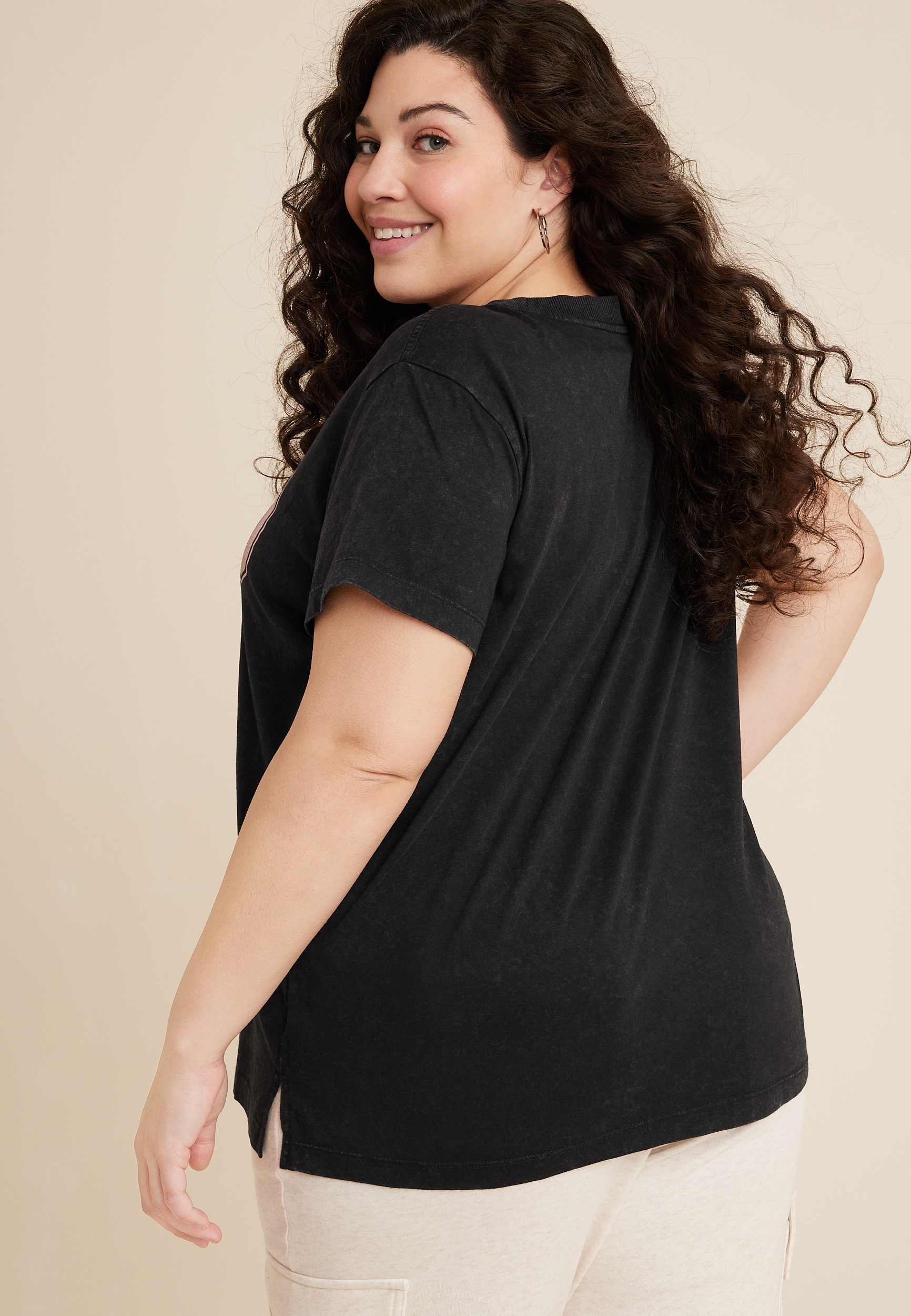Plus Size XOXO Graphic Tee, C106, large
