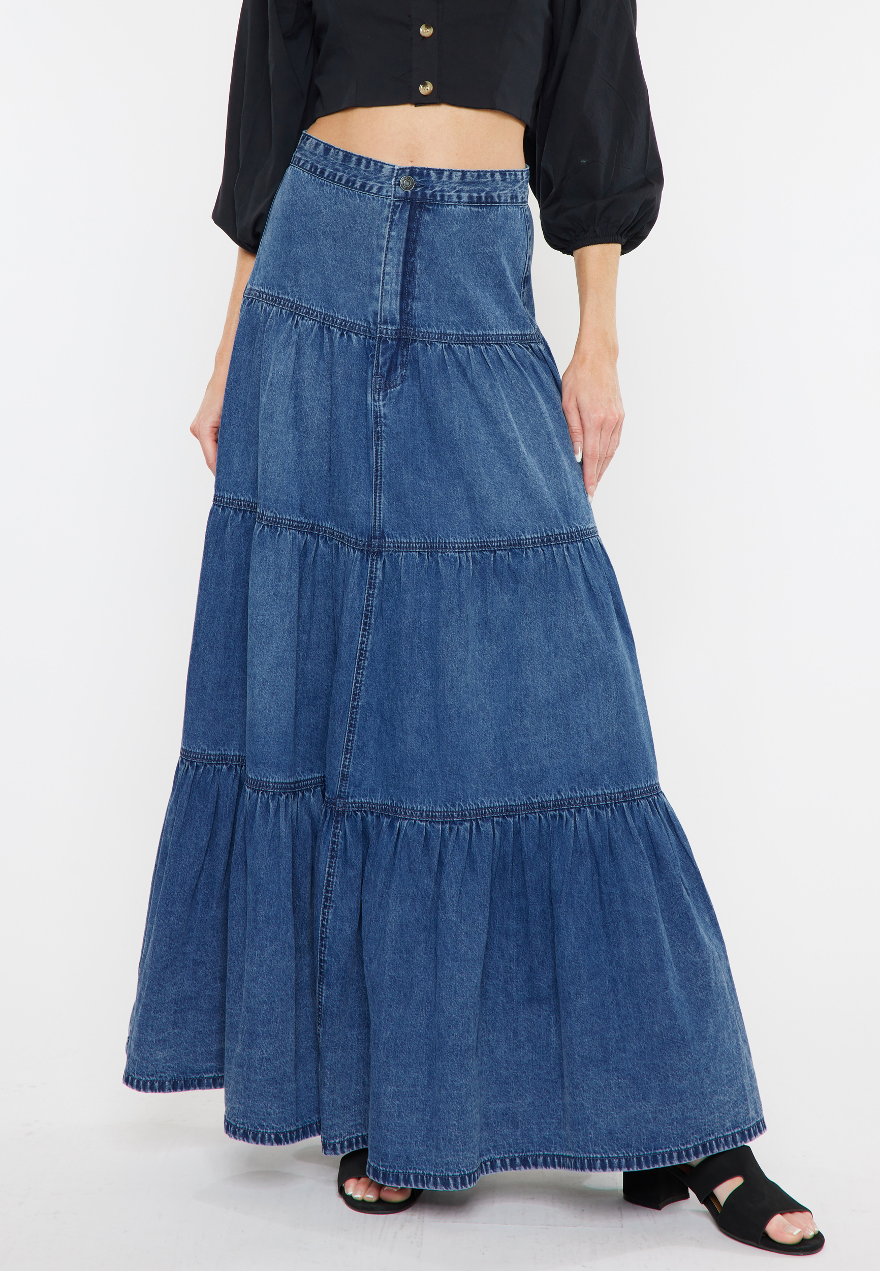 スカート COURREGES COTTON DENIM SKIRT Denim Skirts - courrèges