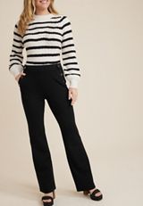 High Rise Ponte Sailor Pant, C106, small