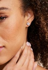 3 Pack Crystal Stud Earring Set, C431, small