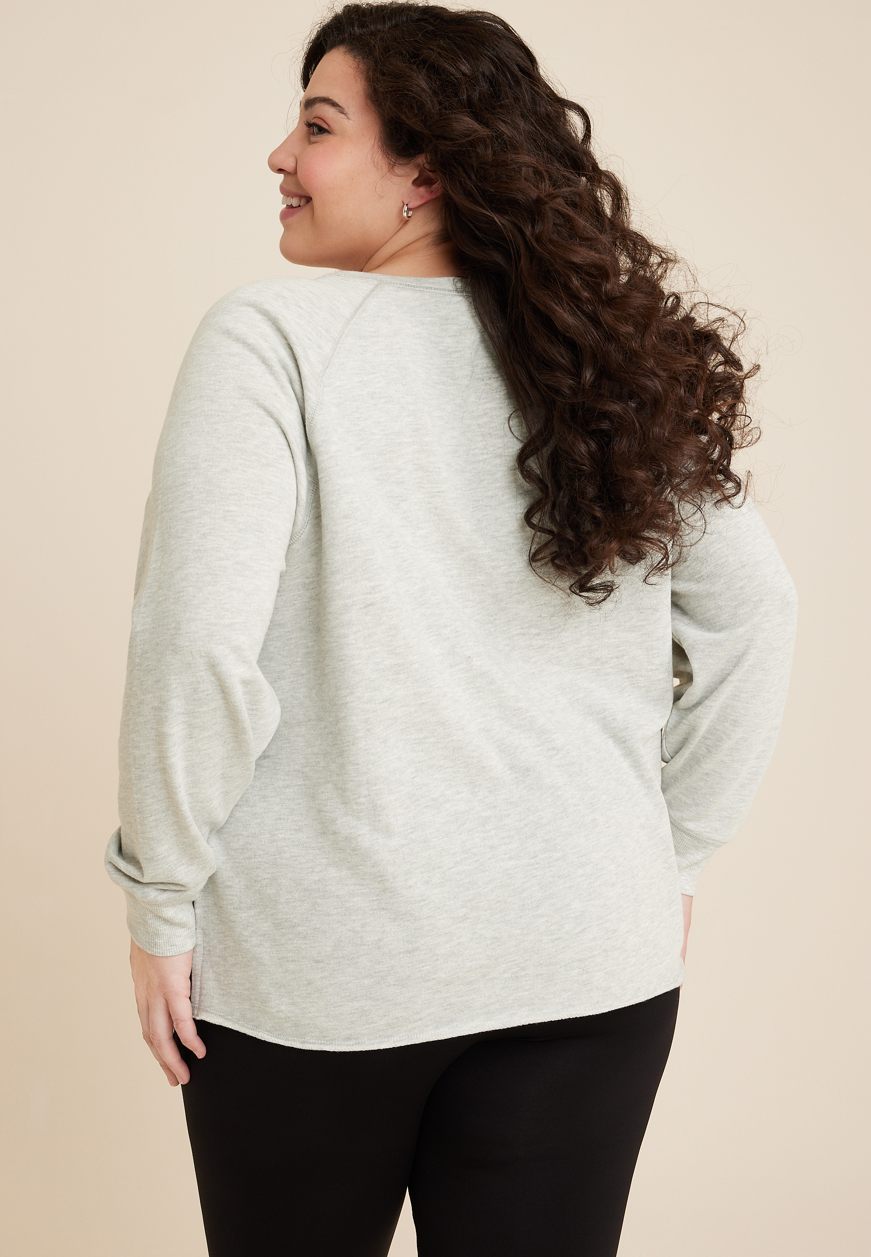 Plus Size Sunflower Sweatshirt, C3348, large