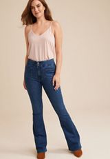 m jeans by maurices&trade; Cool Comfort Sculptress High Rise Flare Jean, C258, small