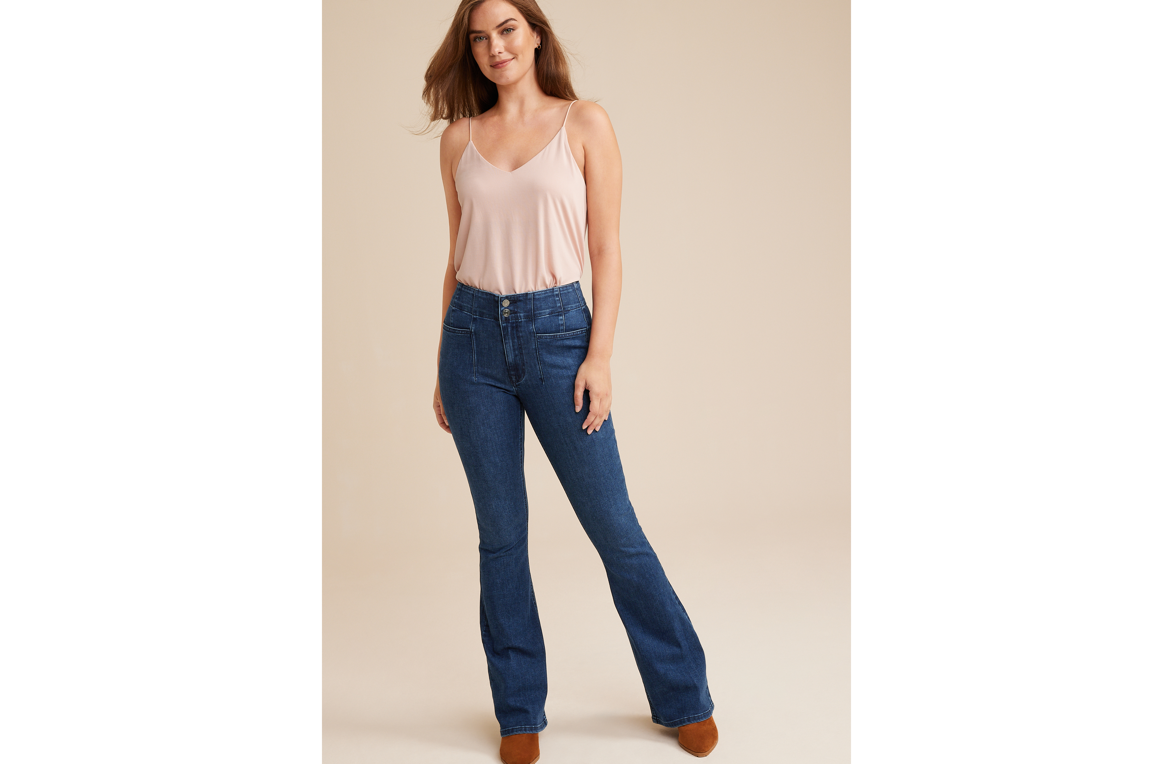 m jeans by maurices™ Cool Comfort Sculptress High Rise Flare Jean