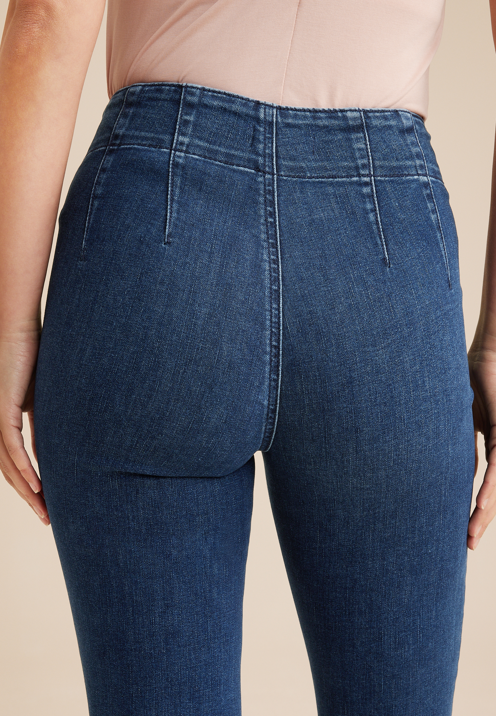 m jeans by maurices&trade; Cool Comfort Sculptress High Rise Flare Jean, C258, large
