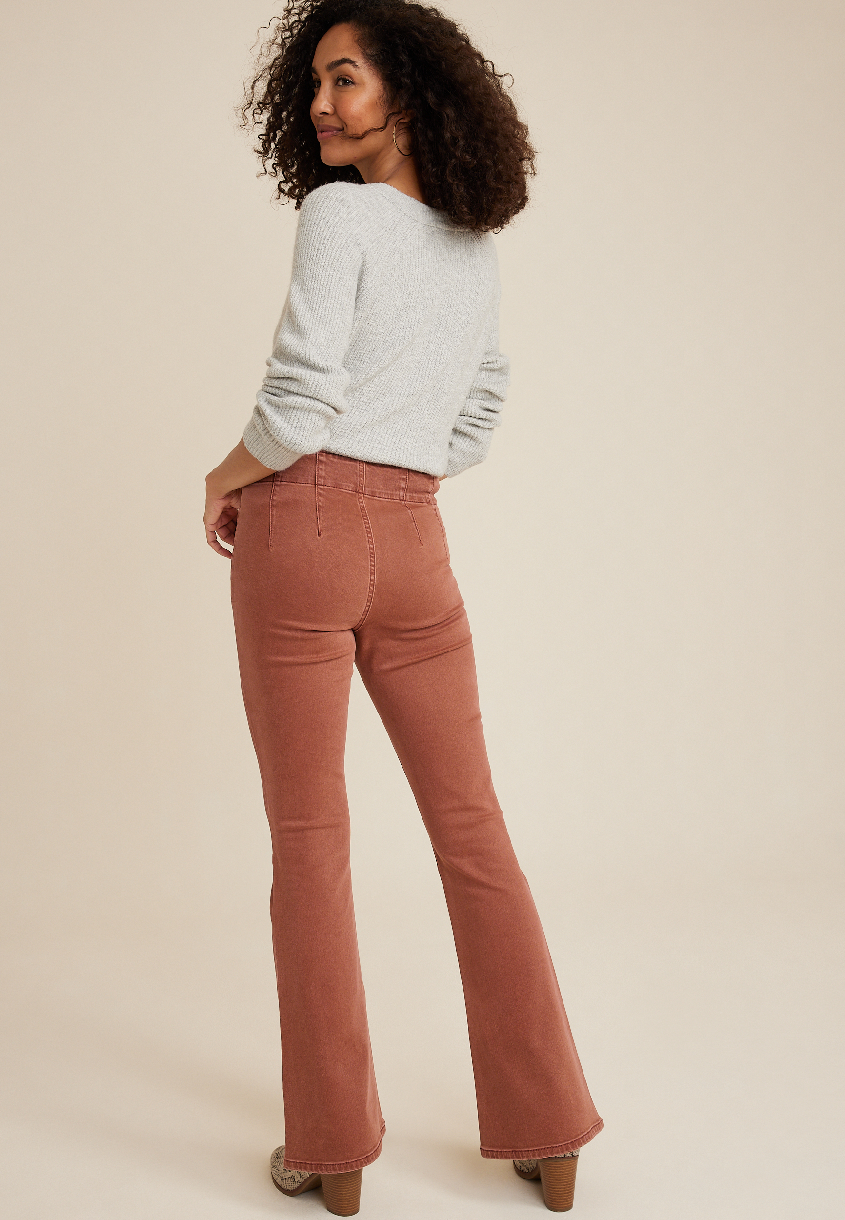m jeans by maurices&trade; Sculptress High Rise Flare Jean, C200, large