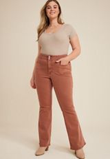 Plus Size m jeans by maurices&trade; Sculptress High Rise Flare Jean, C200, small