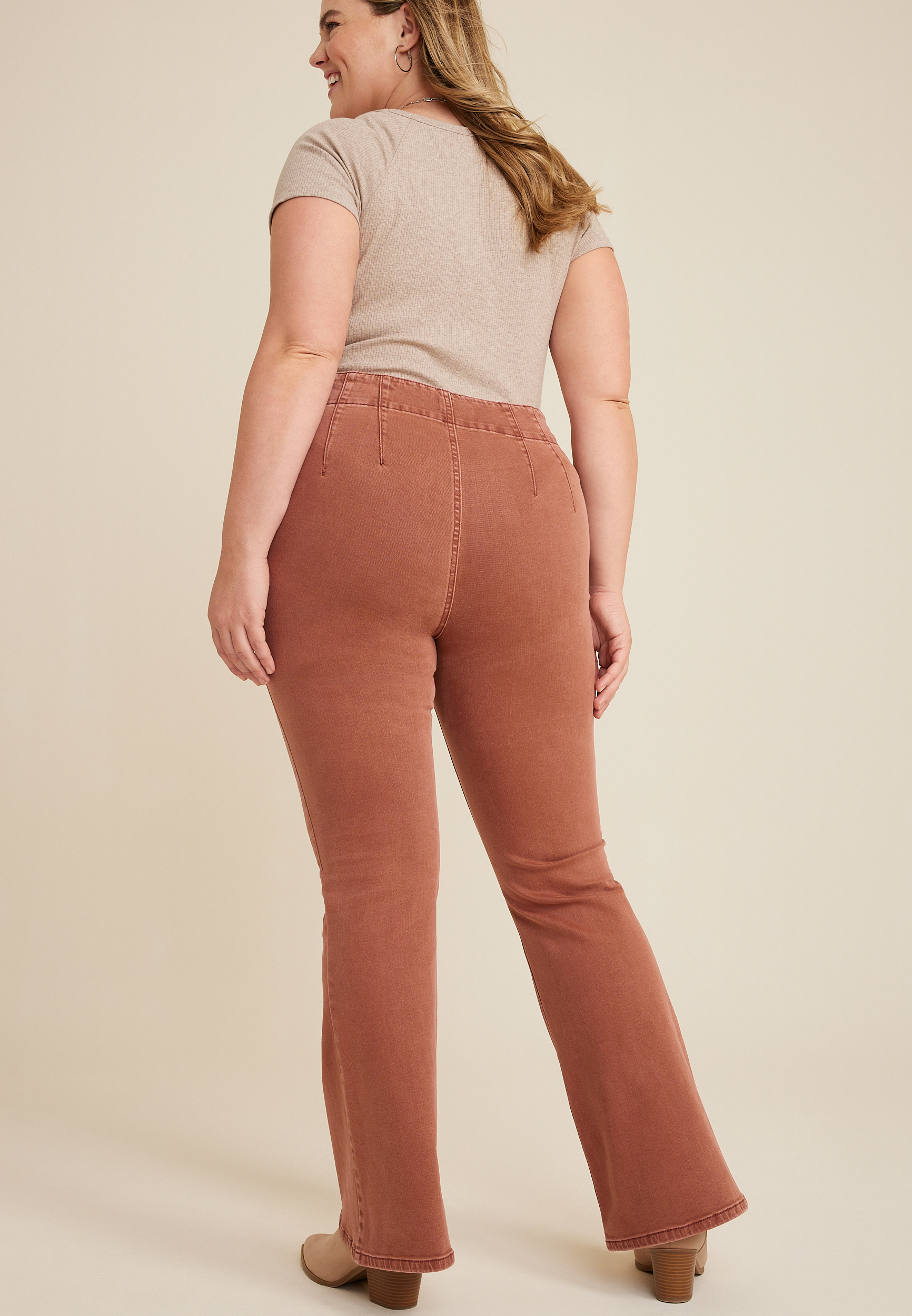 Plus Size m jeans by maurices&trade; Sculptress High Rise Flare Jean, C200, large