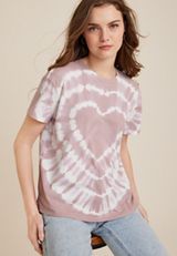 Heart Tie Dye Graphic Tee, C9081, small