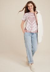 Heart Tie Dye Graphic Tee, C9081, small