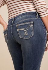 Plus Size Vigoss&reg; Straight Heritage Mid Rise Jean, MEDIUM SANDBLAST, small