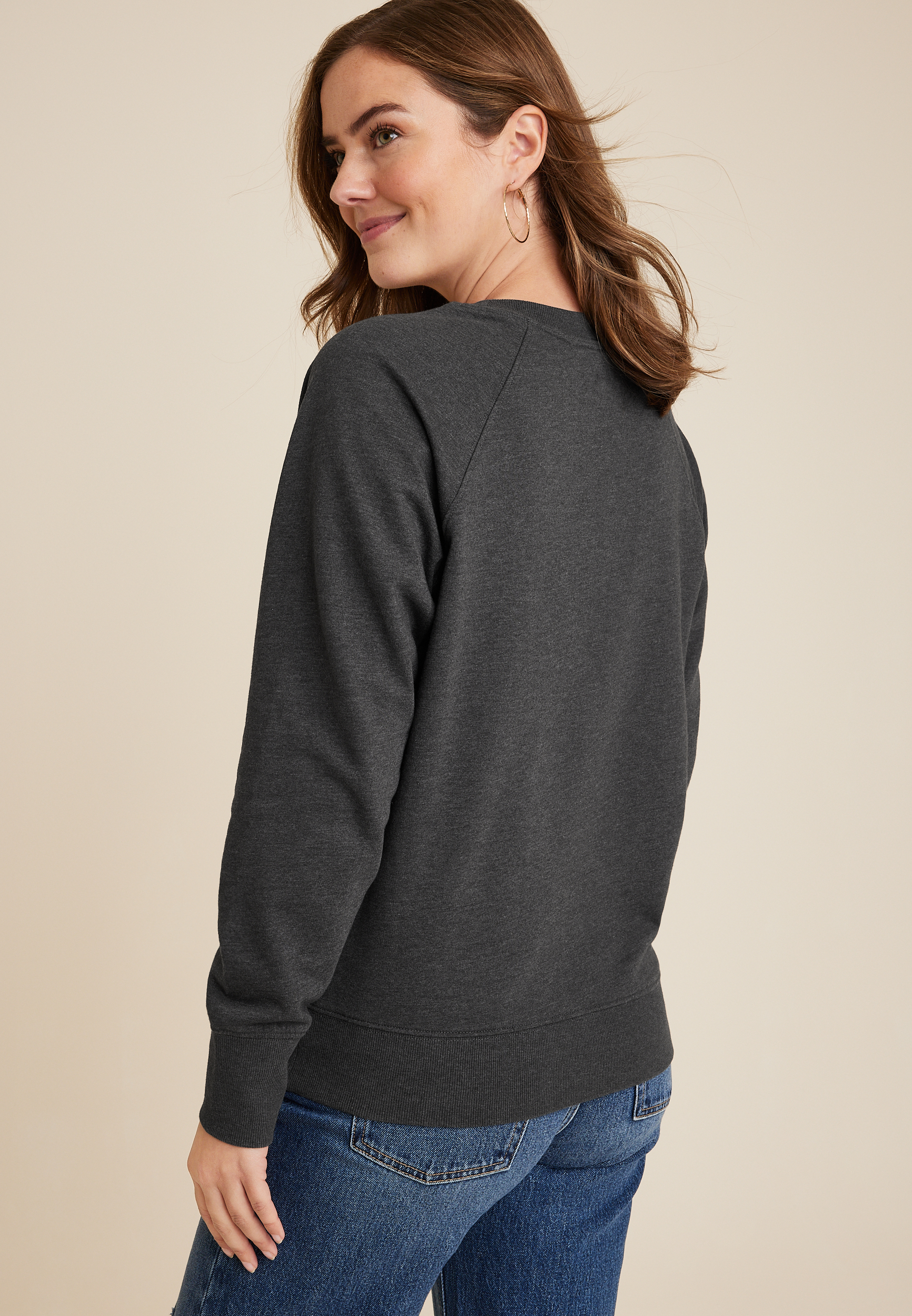 Mama Sweatshirt, CHARCOAL, large