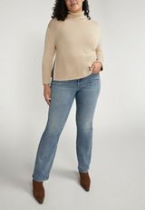 Plus Size Silver Jeans Co.&reg; Suki Slim Boot Curvy Mid Rise Jean, C3337, small