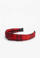 Buffalo Plaid Knotted Headband, C2842, small